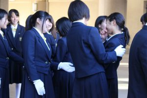 平成30年度校歌応援歌指導 最終日の様子です