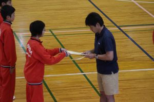 平成30年度第1学年集団行動・行進発表会が行われました