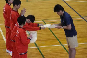 平成30年度第1学年集団行動・行進発表会が行われました