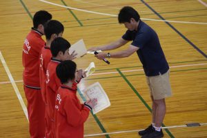 平成30年度第1学年集団行動・行進発表会が行われました