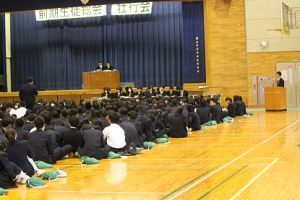 平成30年度前期生徒総会が行われました