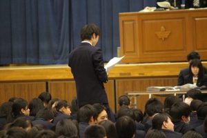 平成30年度前期生徒総会が行われました