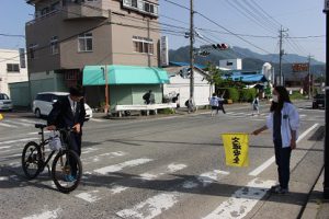 平成30年度山梨県高等学校県下一斉「通学時マナーアップ運動」第1回目が行われました