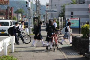 平成30年度山梨県高等学校県下一斉「通学時マナーアップ運動」第1回目が行われました