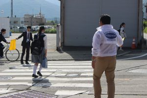 平成30年度山梨県高等学校県下一斉「通学時マナーアップ運動」第1回目が行われました