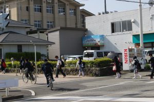 平成30年度山梨県高等学校県下一斉「通学時マナーアップ運動」第1回目が行われました