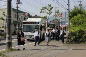 平成30年度山梨県高等学校県下一斉「通学時マナーアップ運動」第1回目が行われました