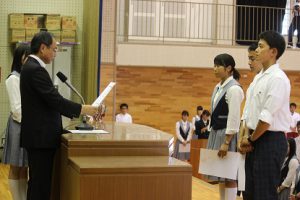 納め式を行いました