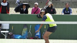 山梨県高等学校総合体育大会2日目の様子です