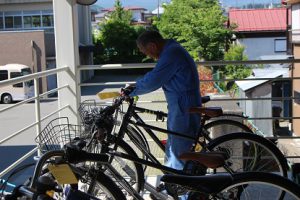 自転車点検が行われました