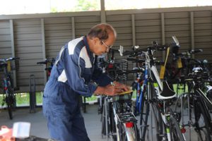 自転車点検が行われました