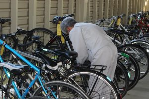 自転車点検が行われました