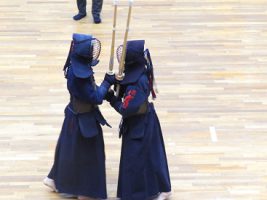 山梨県高等学校総合体育大会2日目の様子です