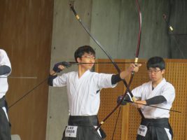 山梨県高等学校総合体育大会2日目の様子です