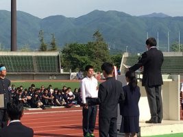 平成30年度山梨県高等学校総合体育大会 学校対抗 女子総合第4位入賞