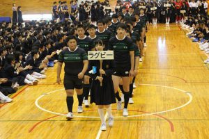 平成30年度山梨県高等学校総合体育大会壮行会が行われました