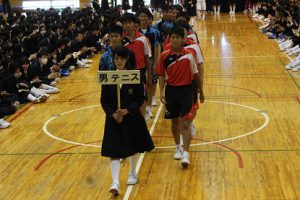 平成30年度山梨県高等学校総合体育大会壮行会が行われました