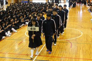 平成30年度山梨県高等学校総合体育大会壮行会が行われました