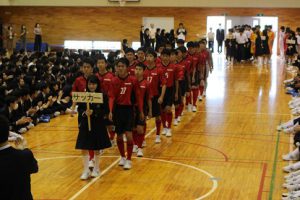 平成30年度山梨県高等学校総合体育大会壮行会が行われました