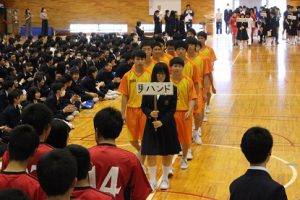 平成30年度山梨県高等学校総合体育大会壮行会が行われました