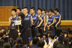 平成30年度山梨県高等学校総合体育大会壮行会が行われました