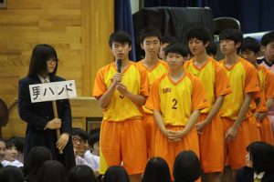 平成30年度山梨県高等学校総合体育大会壮行会が行われました