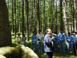 学校林整備事業が行われました