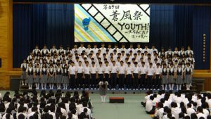 第69回蒼風祭ブロック合唱の様子です