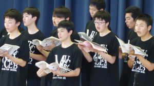 第69回蒼風祭 文化部発表の様子です