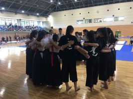 祝 優秀賞　第8回山梨県高等学校書道パフォーマンス大会（書道部）