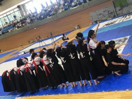 祝 優秀賞　第8回山梨県高等学校書道パフォーマンス大会（書道部）