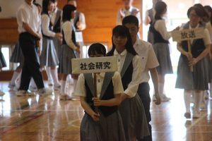 野球・インターハイ・全国大会出場者の壮行会が行われました