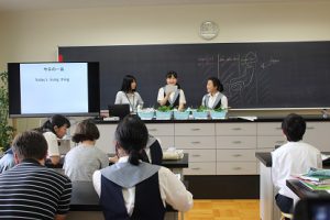 アメリカ合衆国ケネディーハイスクールよりDan先生と7名の生徒が来校しています