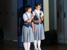 第69回蒼風祭 文化部発表の様子です