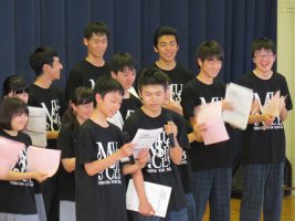 第69回蒼風祭 文化部発表の様子です