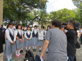 祝 全国入賞　放送部（アナウンス部門･ラジオドキュメント部門）