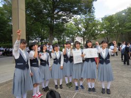 祝 全国入賞　放送部（アナウンス部門･ラジオドキュメント部門）