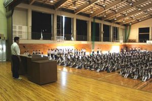 8月23日(木)夏季休業明け 納め式の様子です