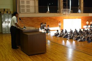 髙保校長先生より３つのワードを教えていただきました