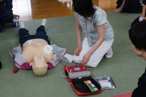 「大事な命を守るために」心肺蘇生法講習会が行われました