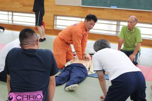 「大事な命を守るために」心肺蘇生法講習会が行われました