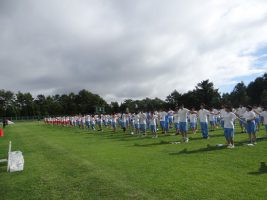 富士登山強歩大会昨年度の様子です