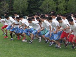 富士登山強歩大会昨年度の様子です