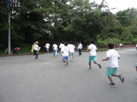 富士登山強歩大会昨年度の様子です