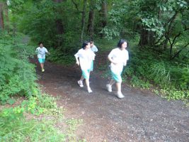 富士登山強歩大会昨年度の様子です