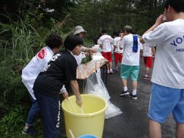 富士登山強歩大会昨年度の様子です