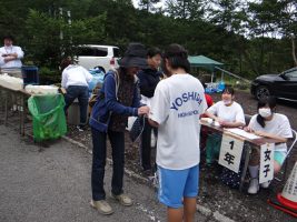 富士登山強歩大会昨年度の様子です