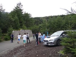 富士登山強歩大会昨年度の様子です