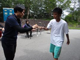 富士登山強歩大会昨年度の様子です