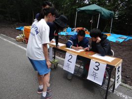 富士登山強歩大会昨年度の様子です